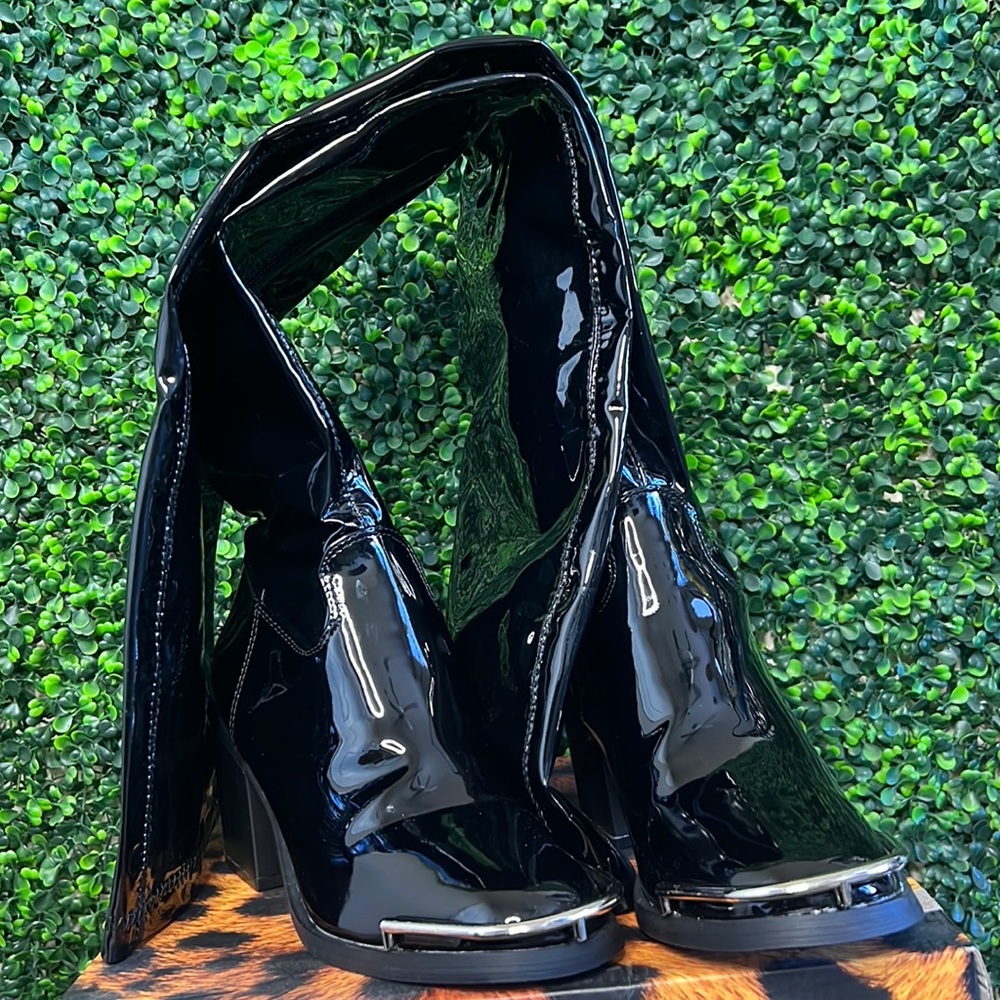 Over the knee “girlfriend” boots